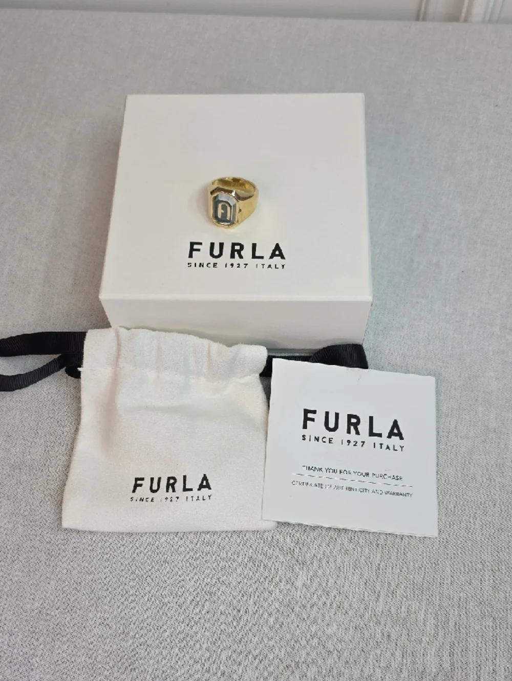 Furla Octagonal Logo Ring - Picture 5 of 5